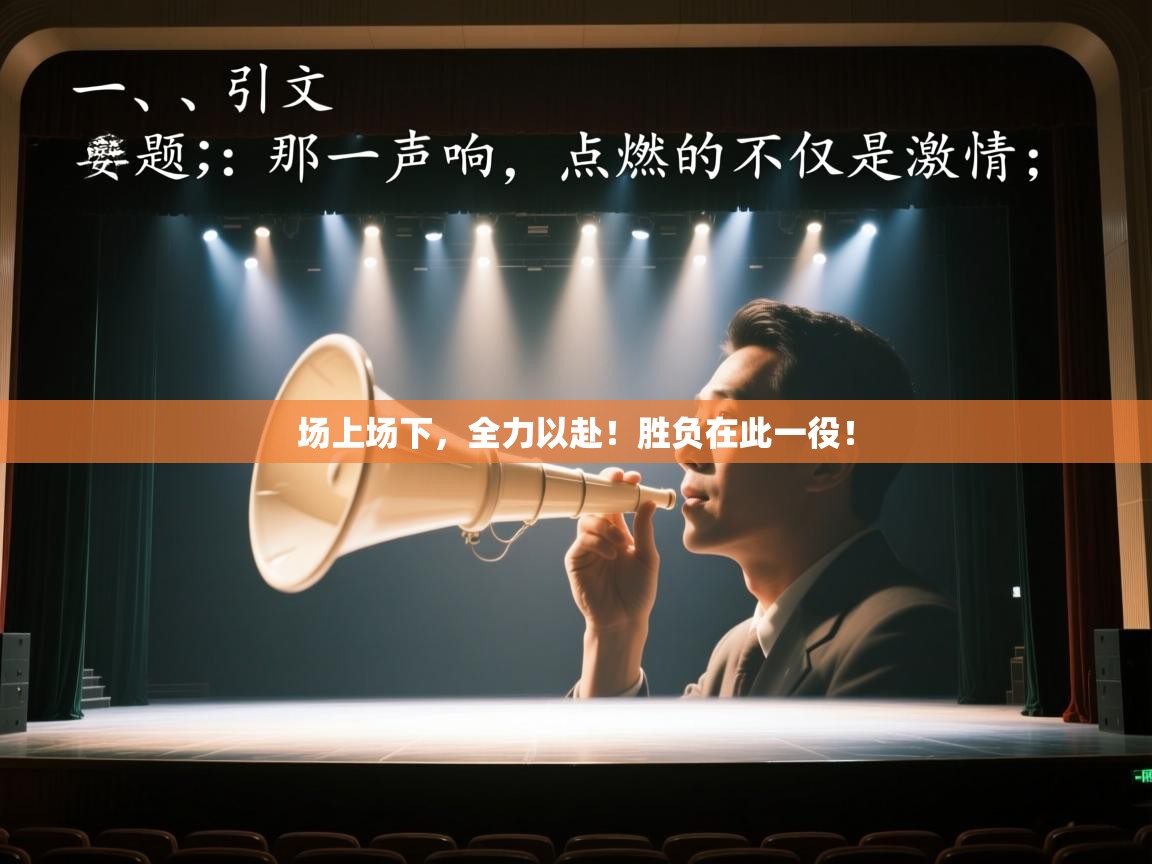 场上场下，全力以赴！胜负在此一役！  第2张
